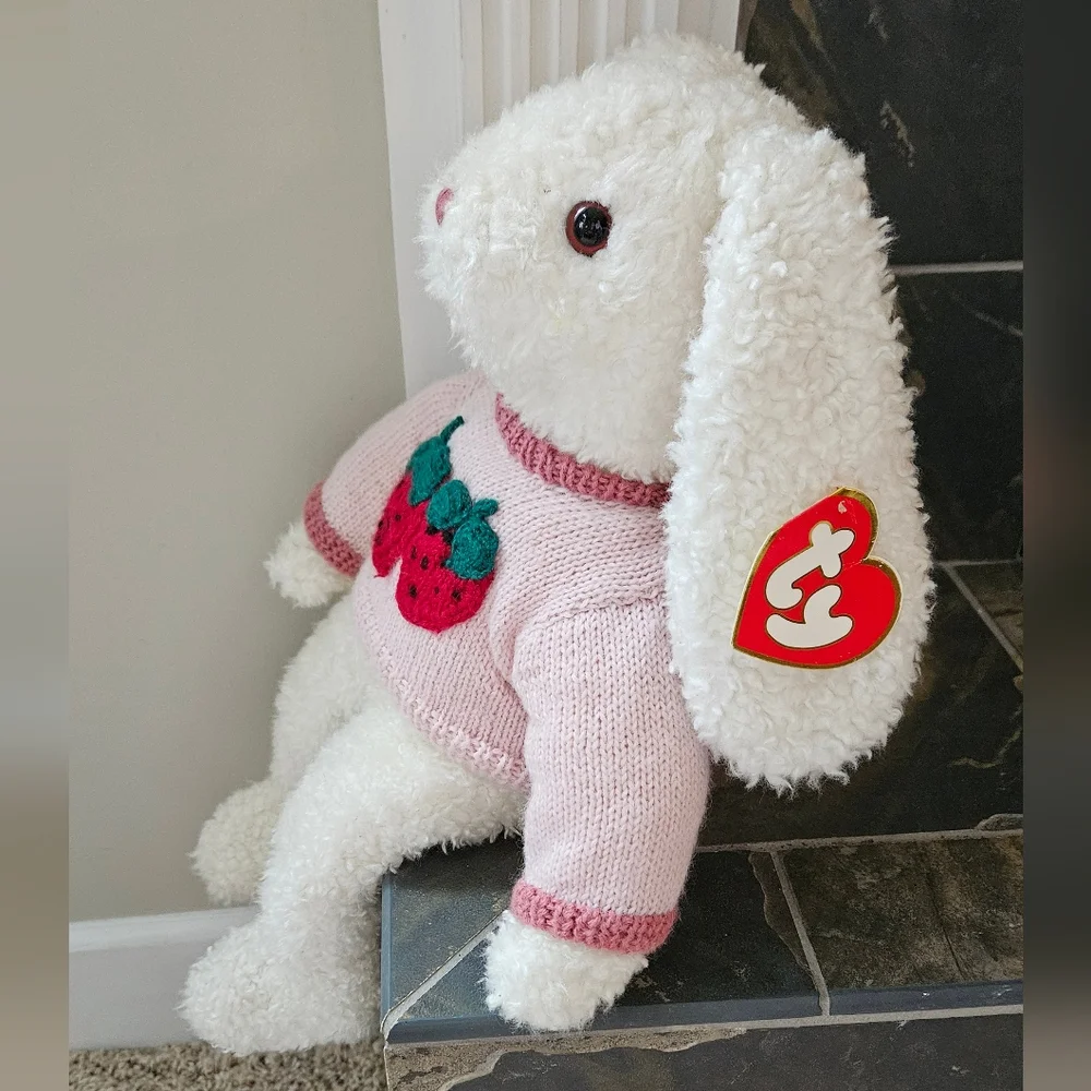 Vintage Ty Curly Bunny 18